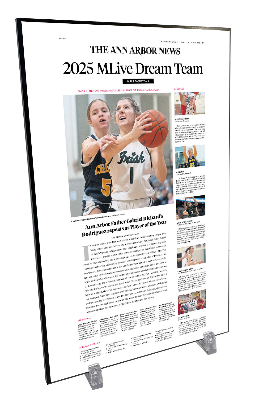 Dream Team - Wood Plaque