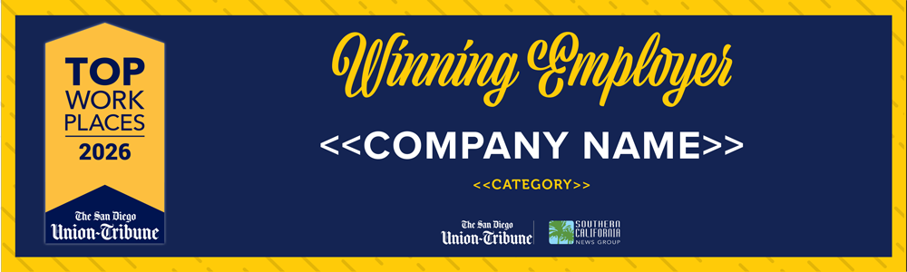 Top Work Places San Diego - Outdoor Banners