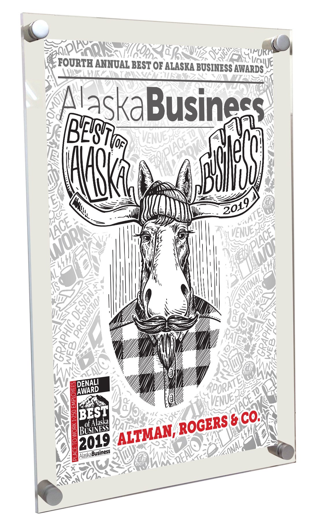 Commemorative Best of Alaska Business Acrylic Plaque