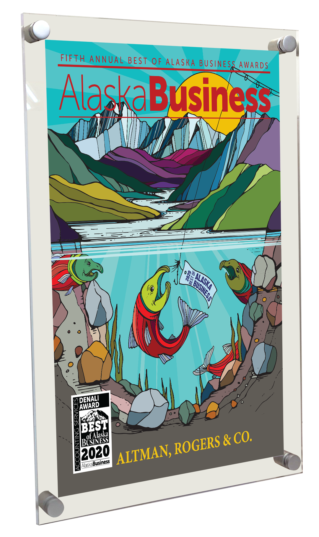 Commemorative Best of Alaska Business Acrylic Plaque