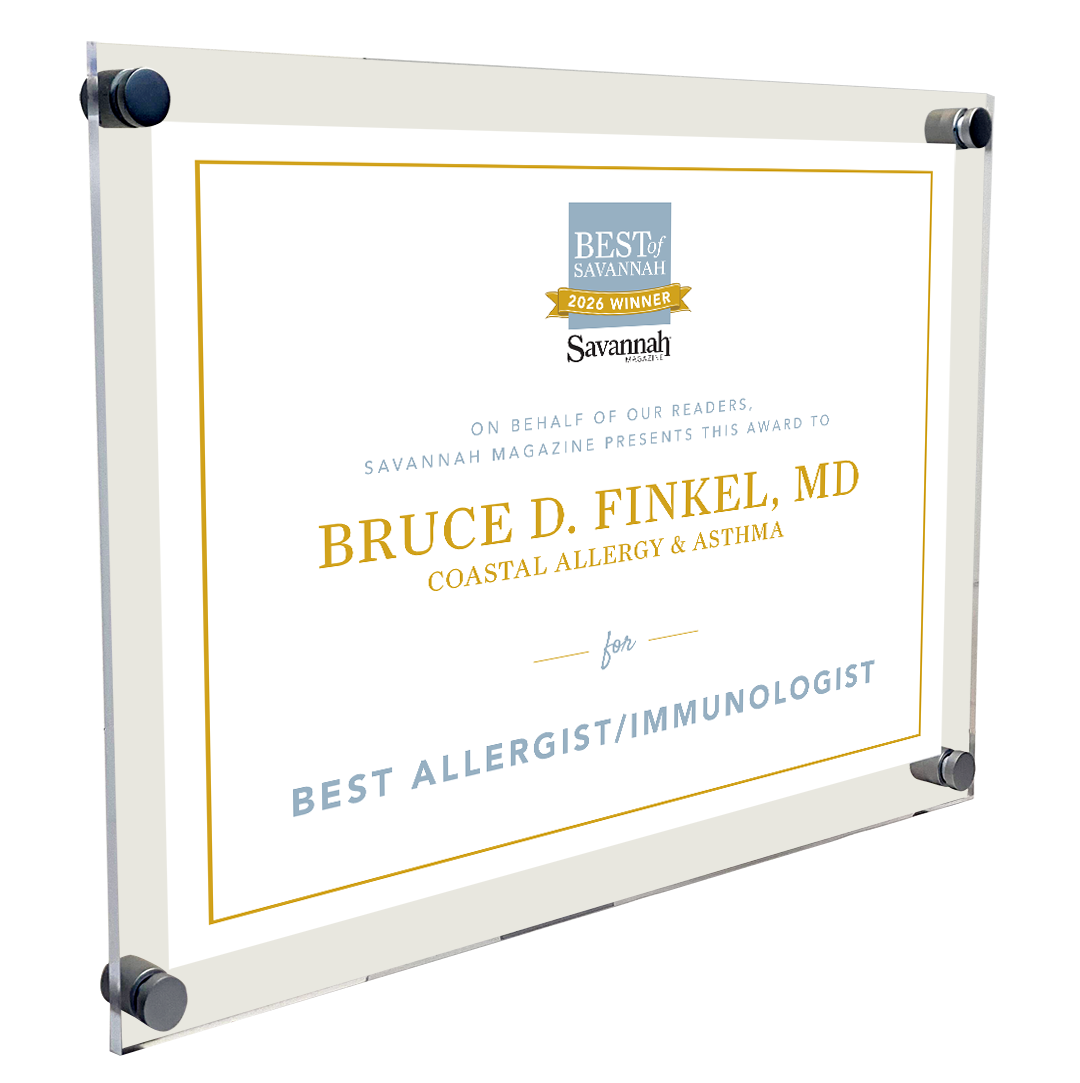 Savannah Magazine Best of Savannah Awards - Acrylic Standoff Plaque