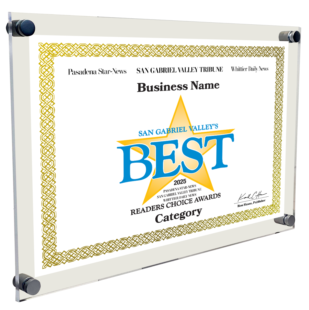 SGVN Best Of and Readers Choice Certificate - 10
