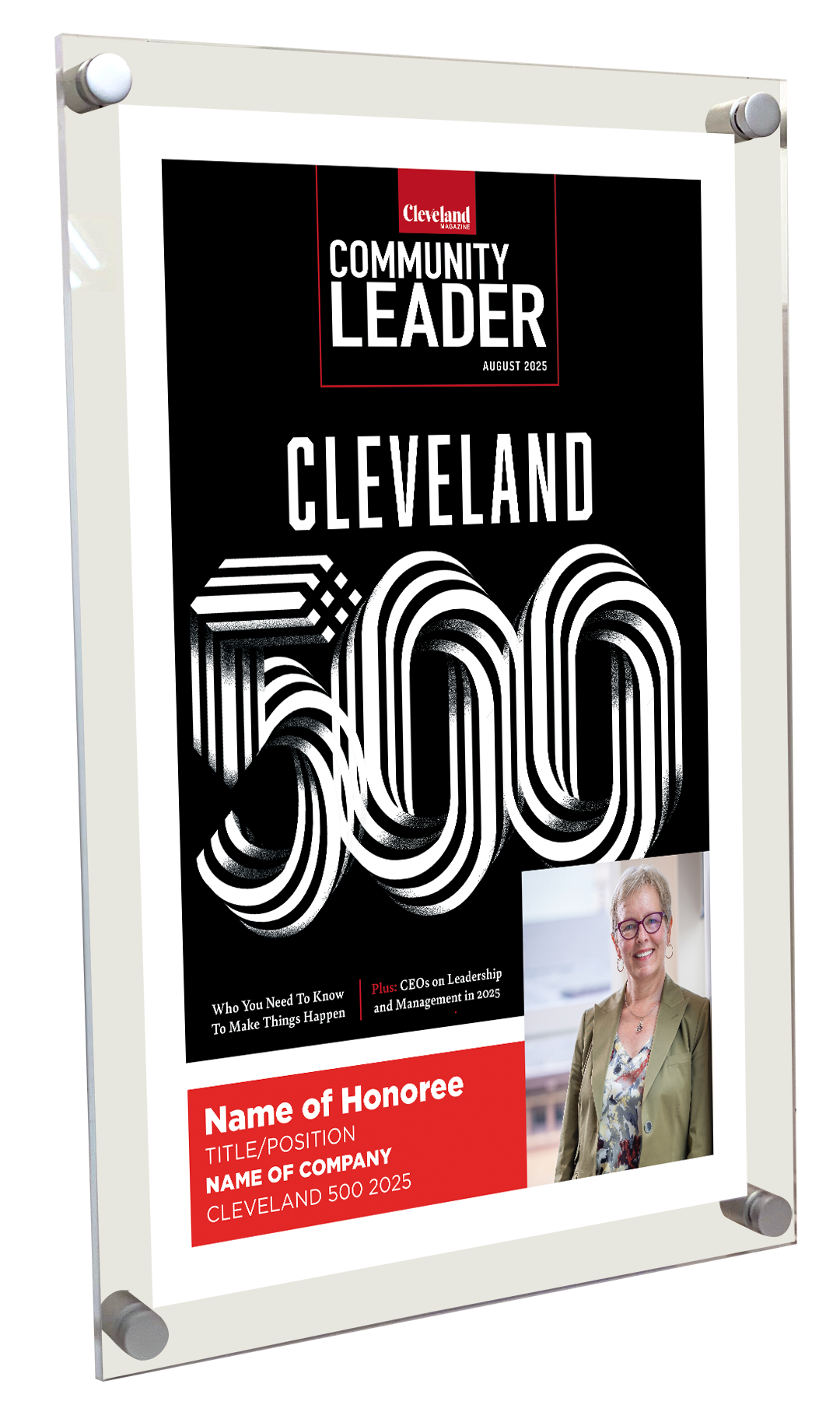 Cleveland 500 Cover Plaque