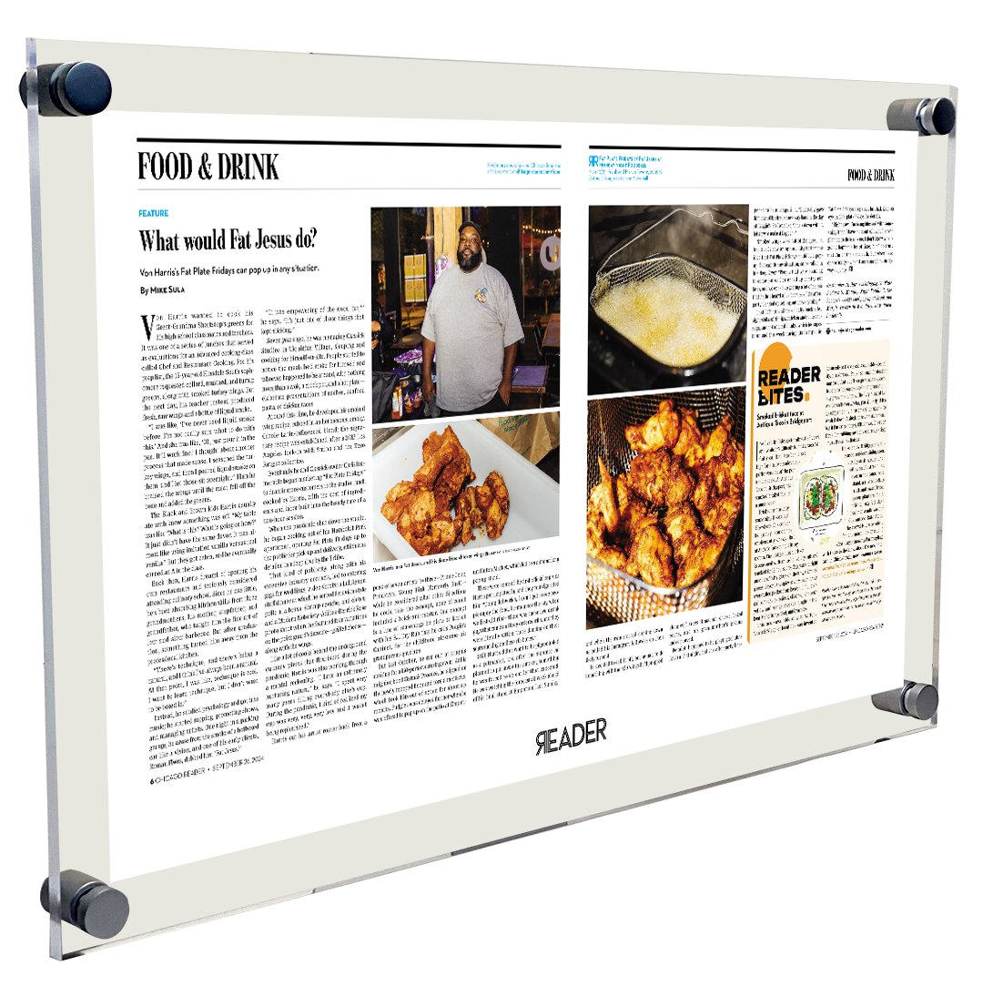 Chicago Reader Cover & Article Acrylic Plaque