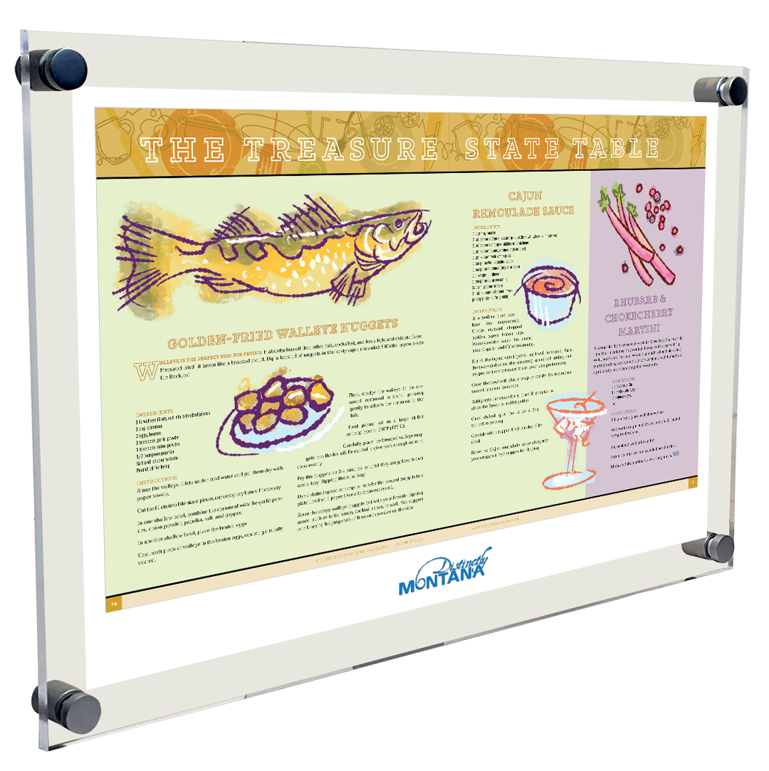 Distinctly Montana Cover & Article - Acrylic Plaques