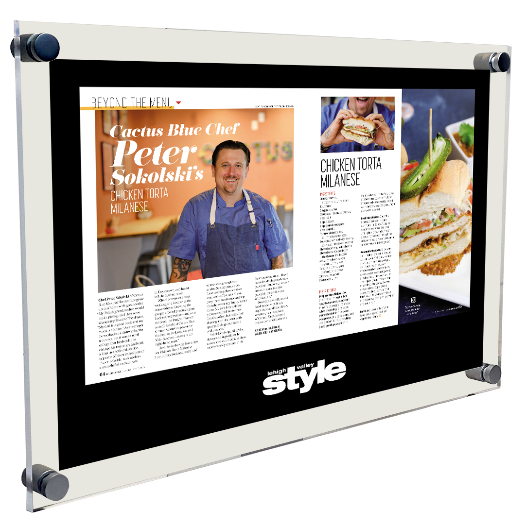 Lehigh Valley Style Restaurant Awards Acrylic Plaques