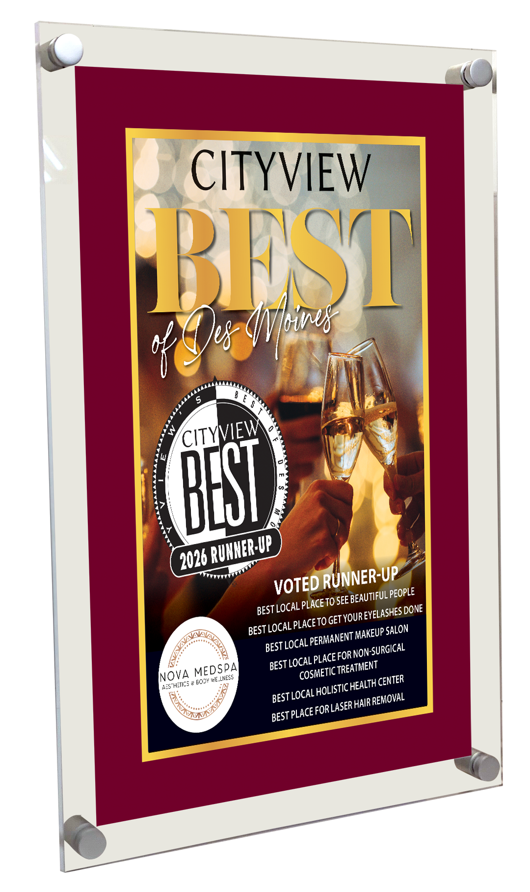CITYVIEW - Best of Des Moines - Acrylic Plaques