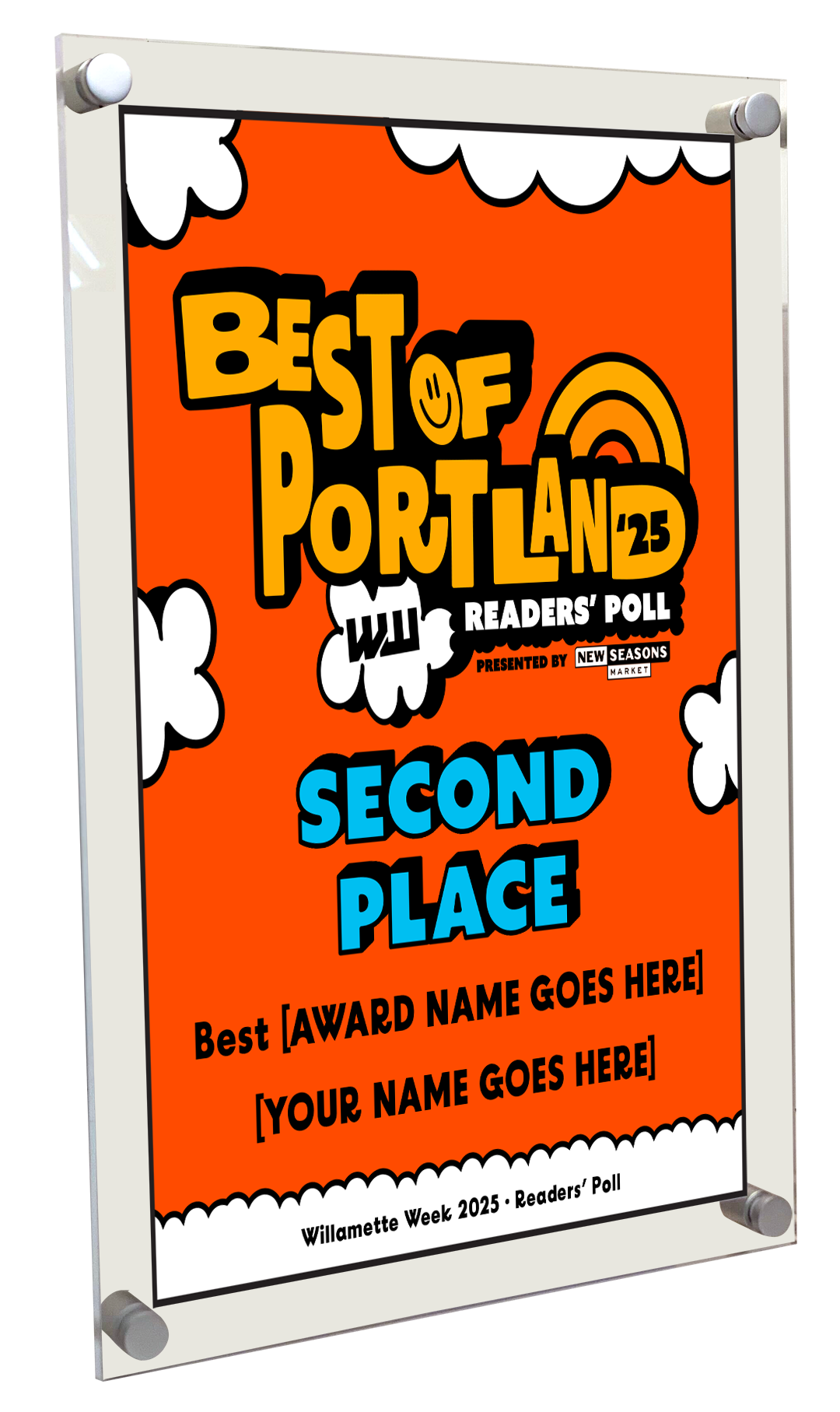 Willamette Week - Best of Portland - Acrylic Plaque