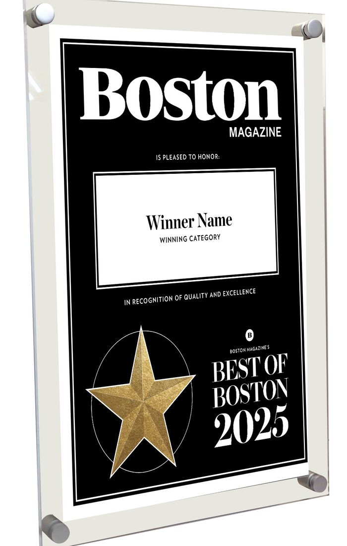 Best of Boston Magazine Award - Acrylic Standoff Plaque