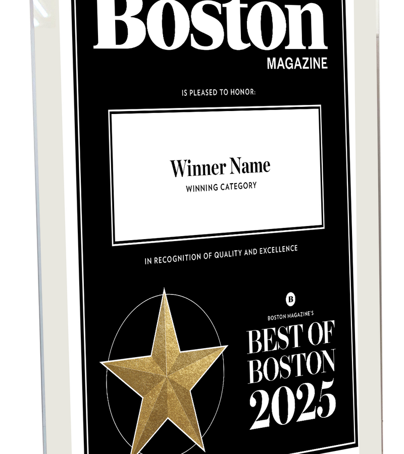 Best of Boston Magazine Award - Acrylic Standoff Plaque