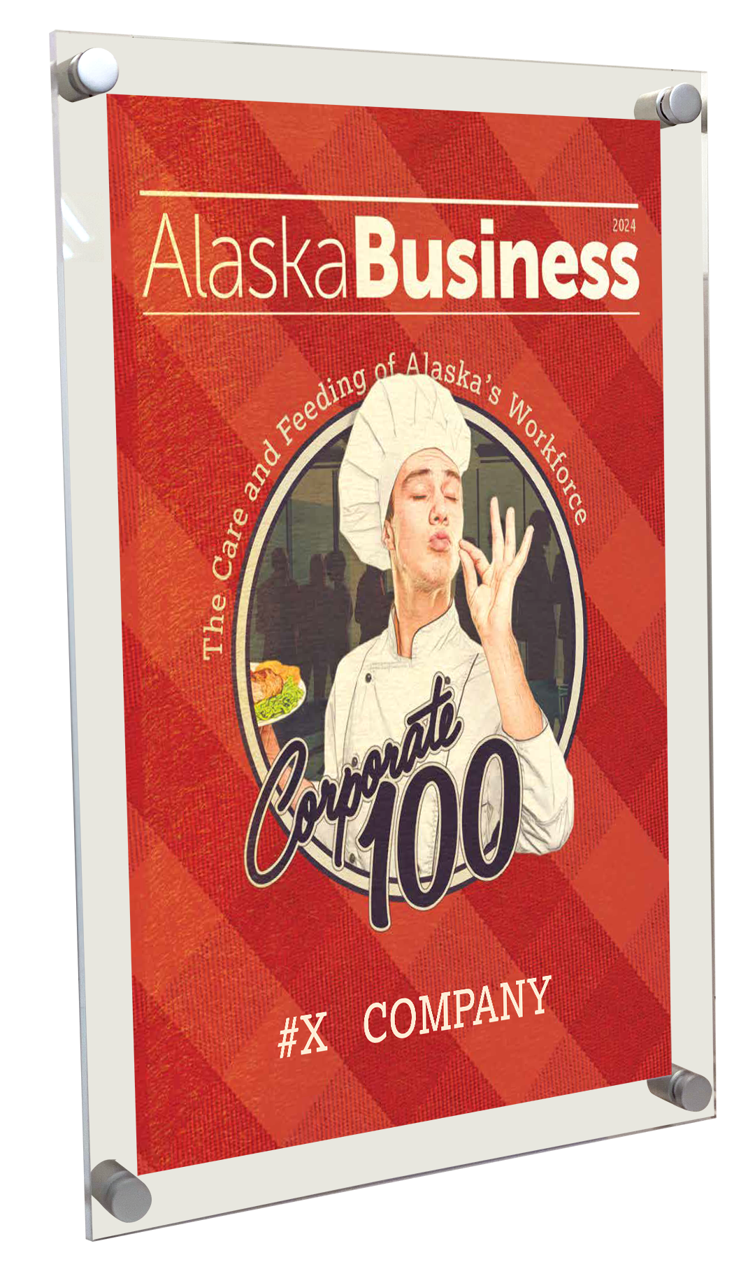 Commemorative Corporate 100 Acrylic Plaque