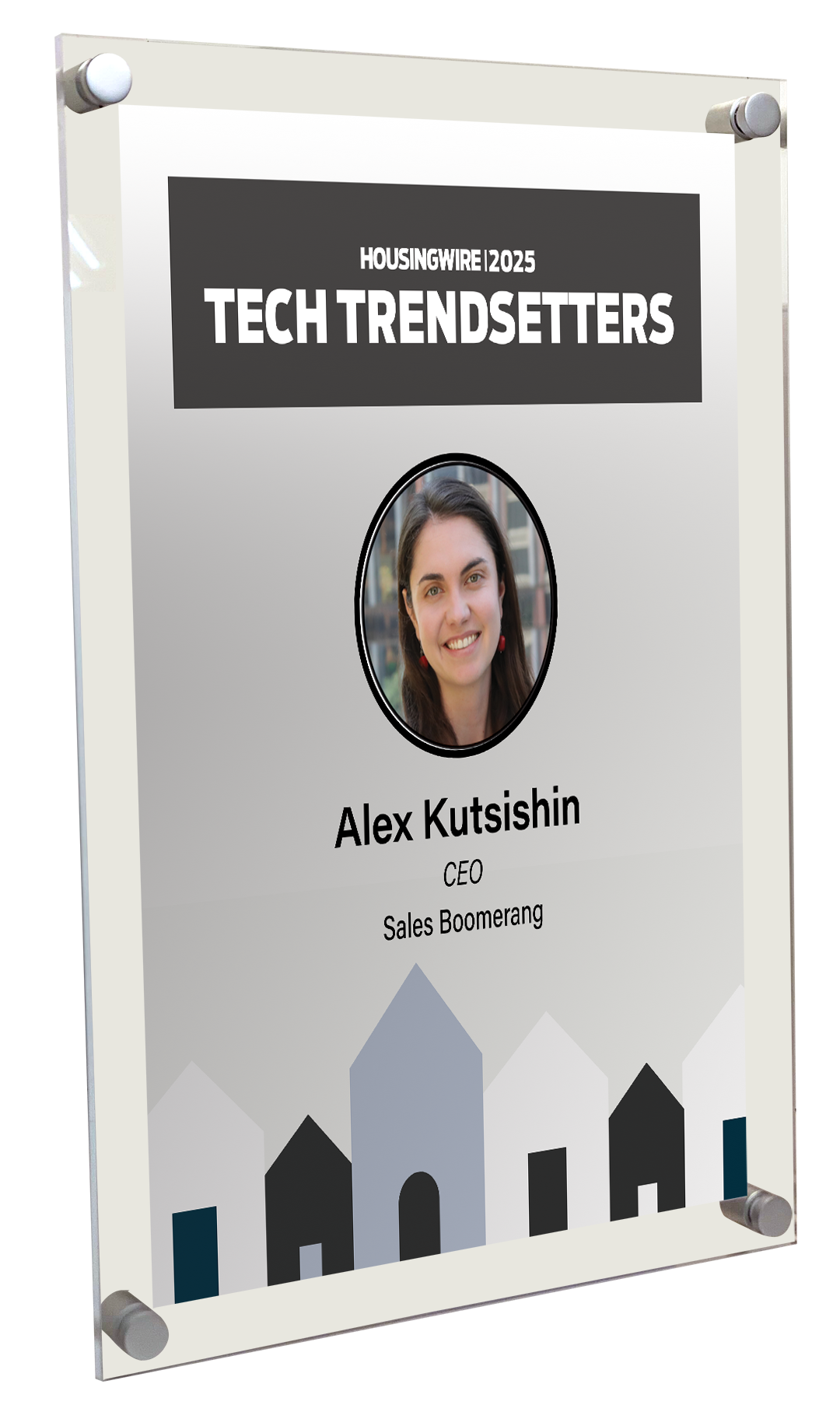 HousingWire Editorial Award Programs Plaque - Acrylic Standoff