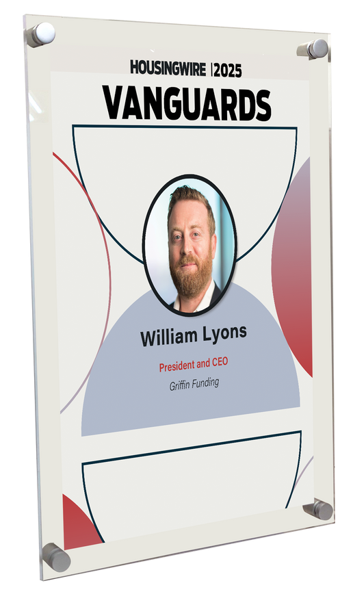 HousingWire Editorial Award Programs Plaque - Acrylic Standoff