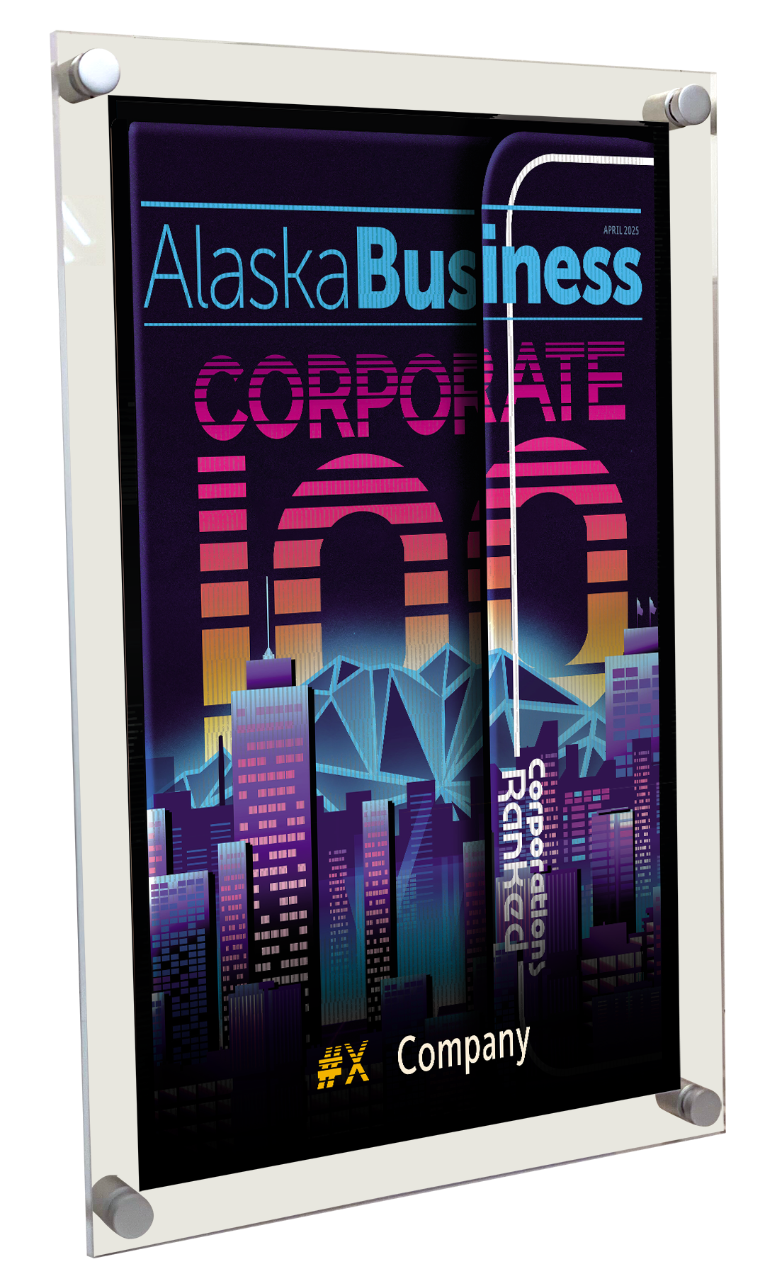 Commemorative Corporate 100 Acrylic Plaque