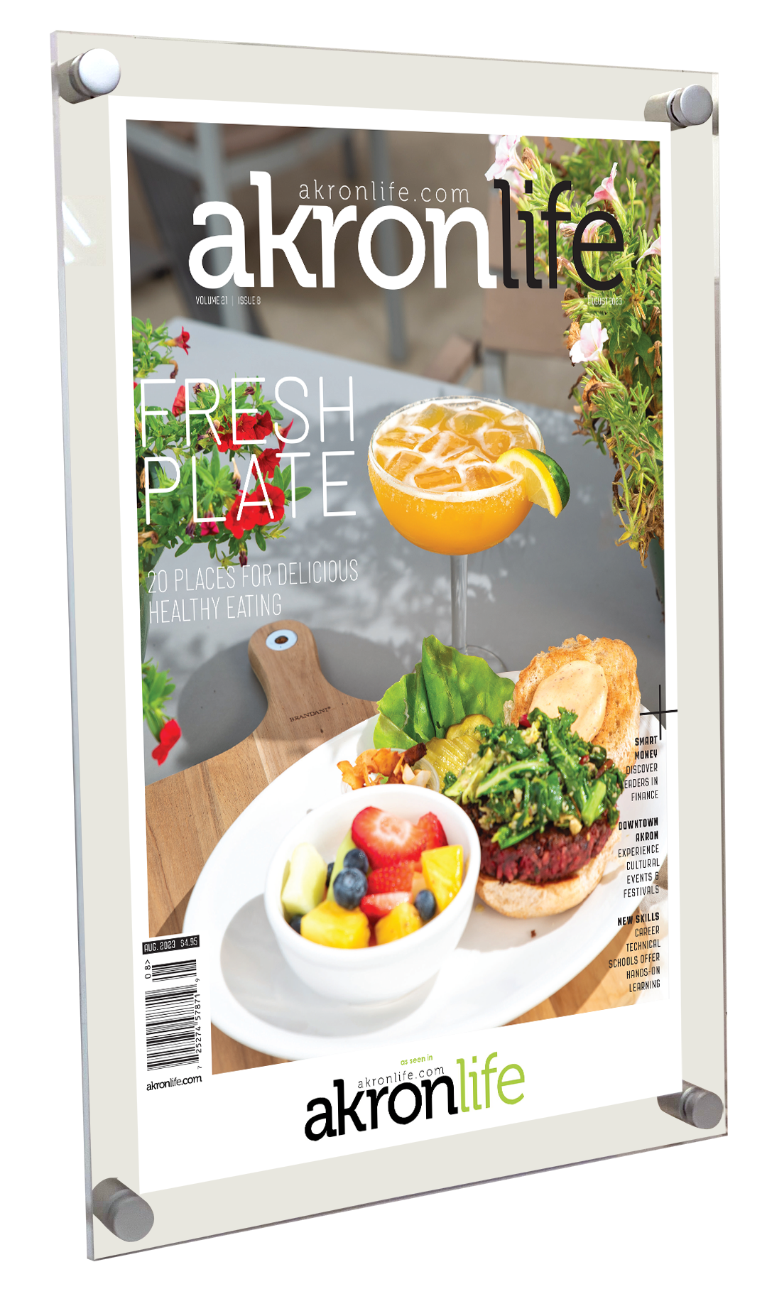 Akron Life Article & Cover Acrylic Plaques