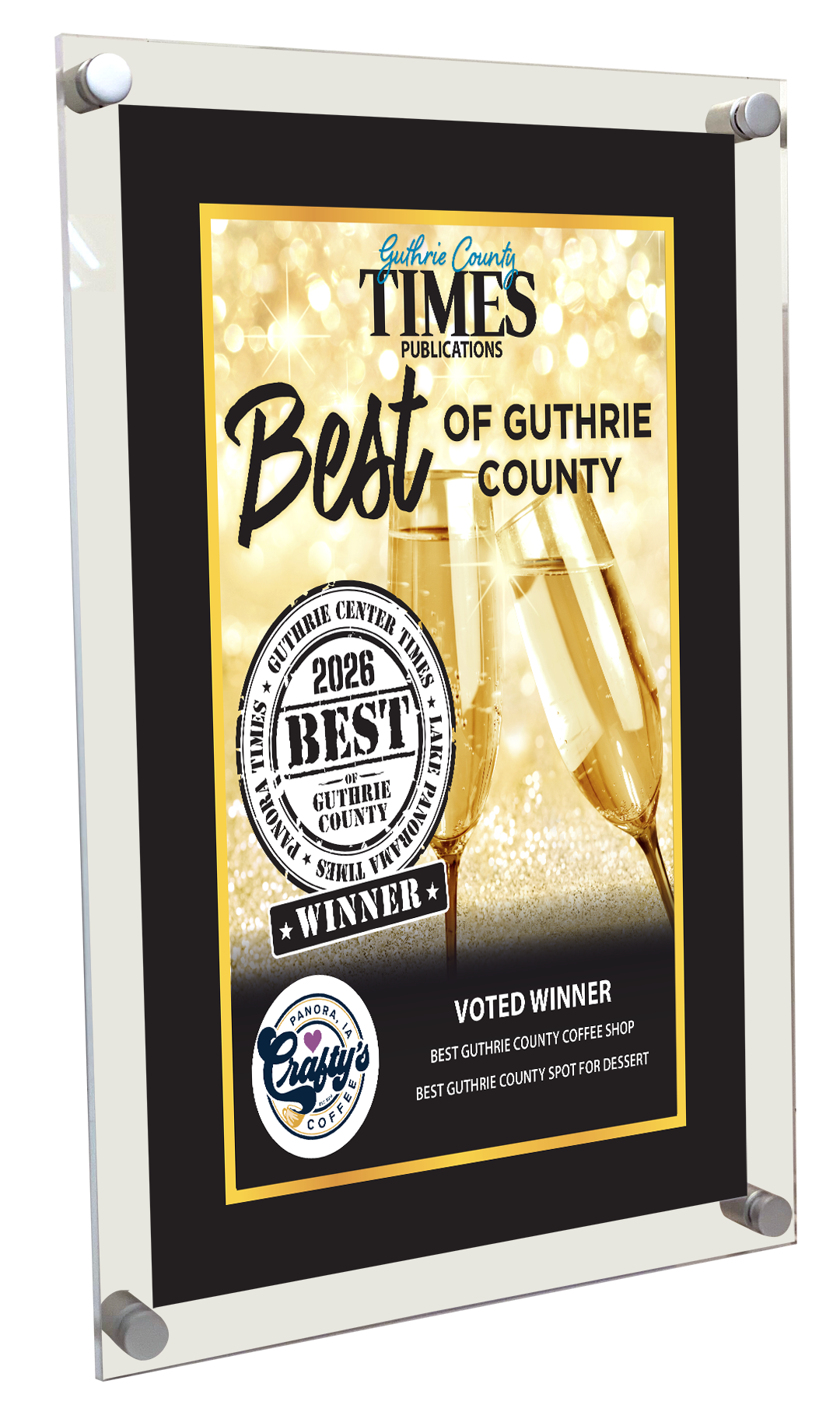 Guthrie Center Times - Best of Guthrie County - Acrylic Plaques