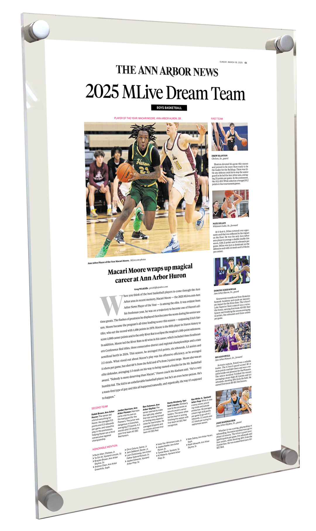 Dream Team - Acrylic Plaque