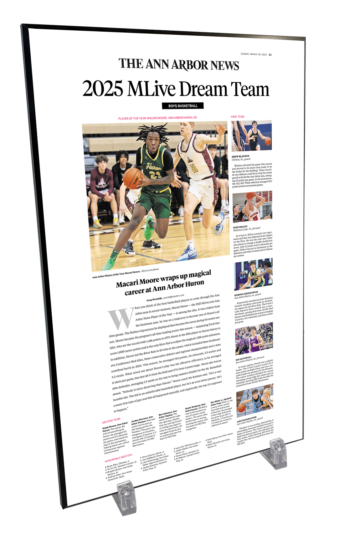 Dream Team - Wood Plaque