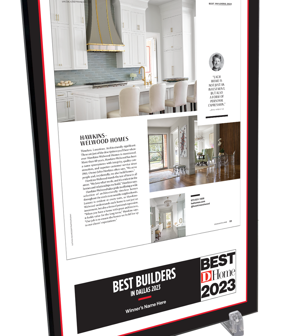 D Home Professional Services Single-Page Article Plaques