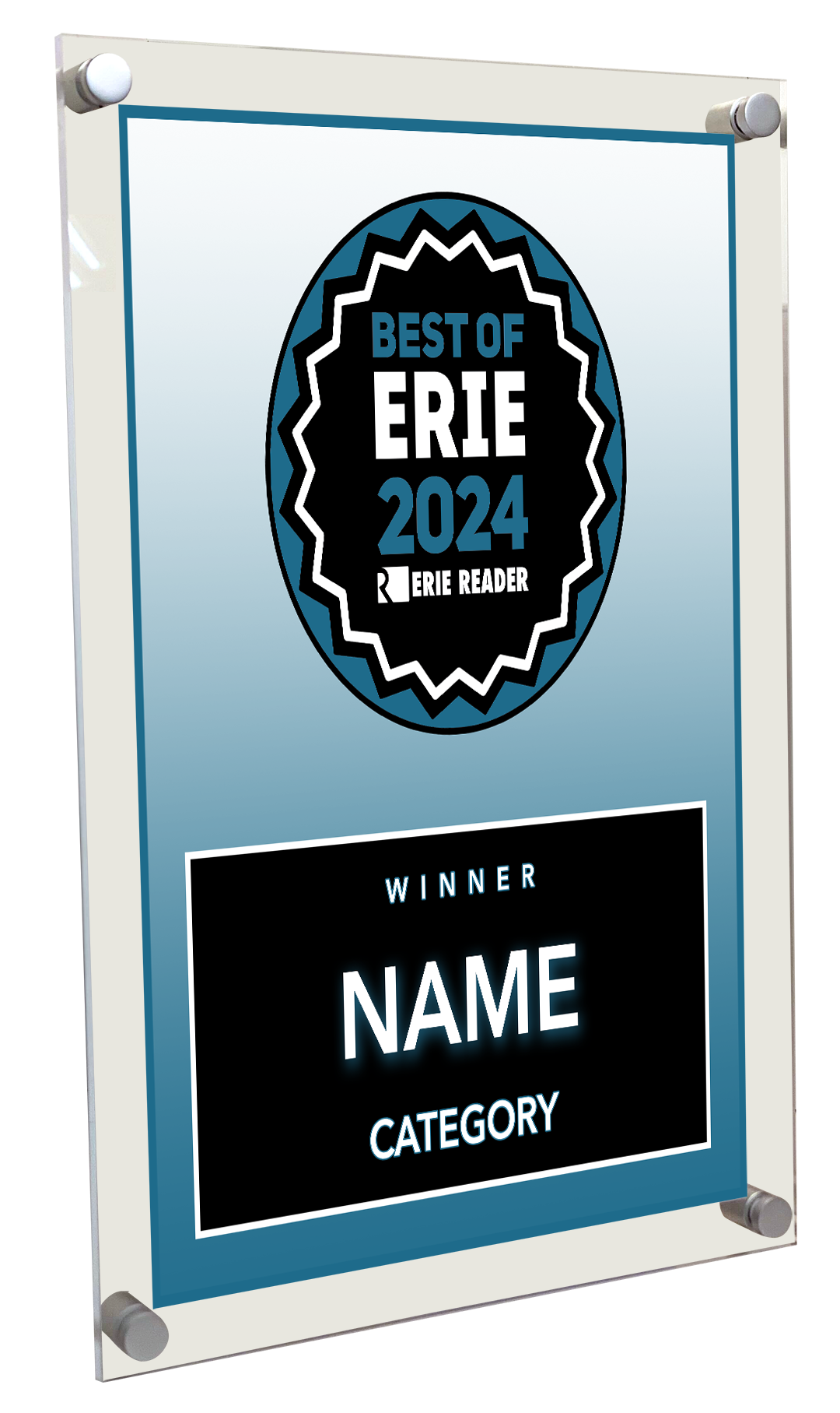 Best of Erie Award - Acrylic Standoff