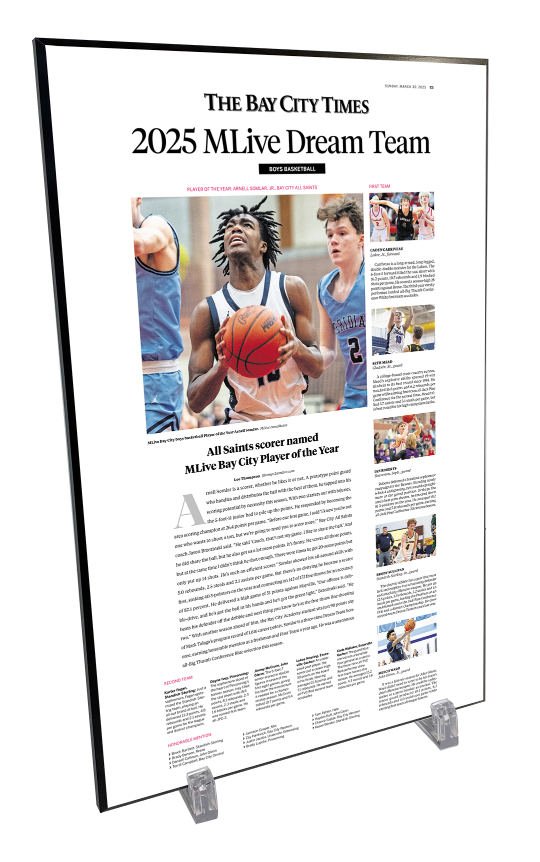 Dream Team - Wood Plaque