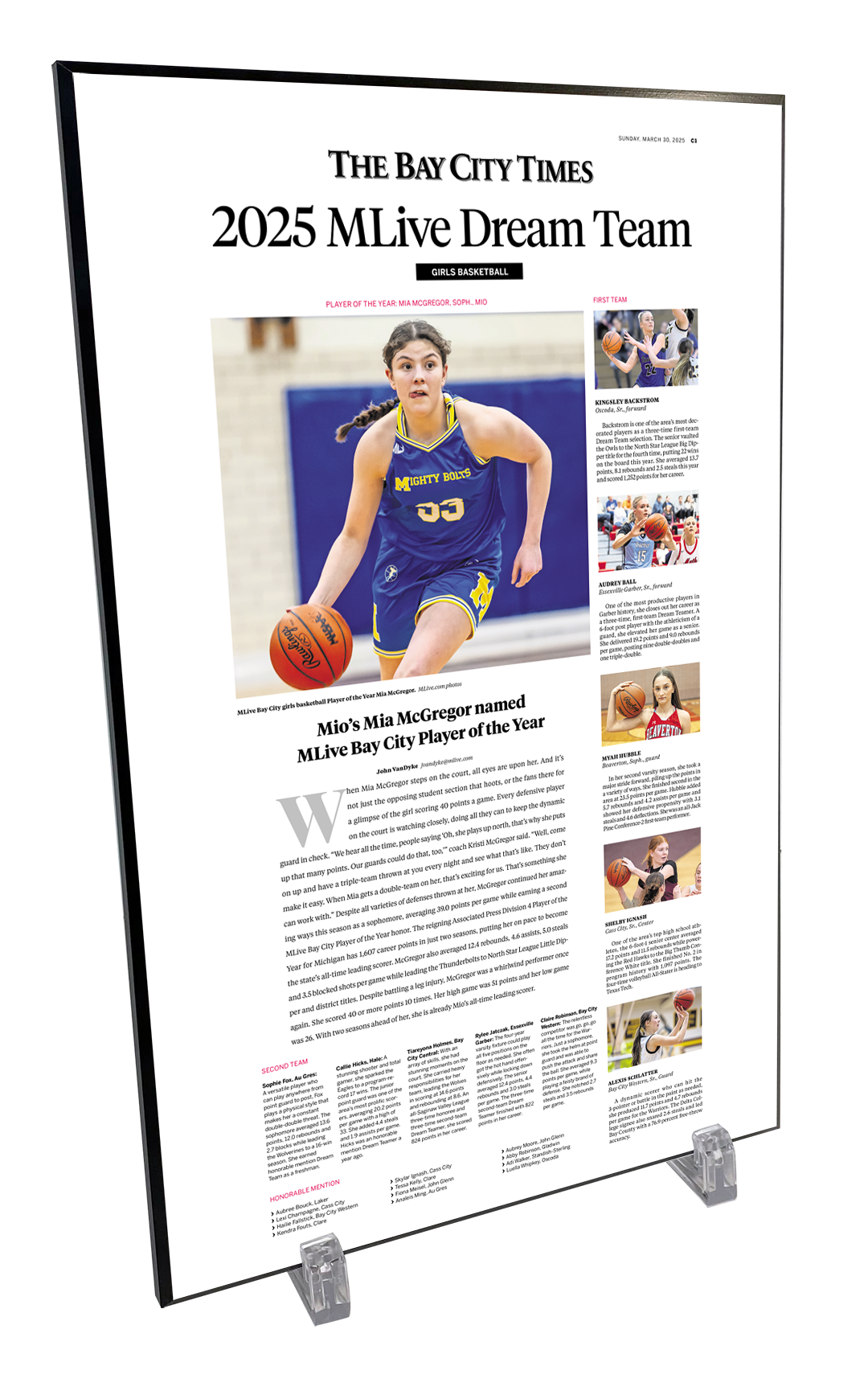 Dream Team - Wood Plaque