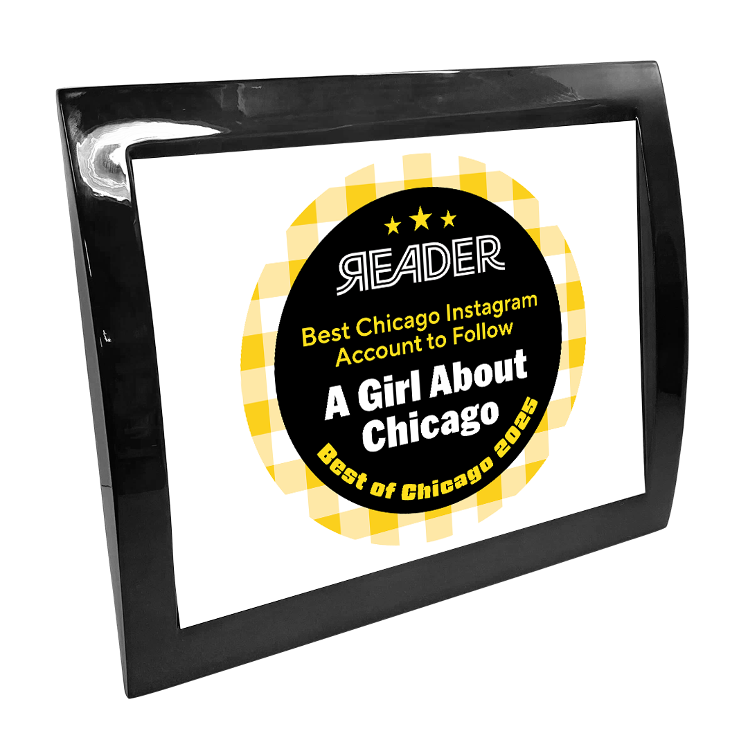 Chicago Reader: Best of Chicago Awards - Eclipse Plaque with Metal Inlay
