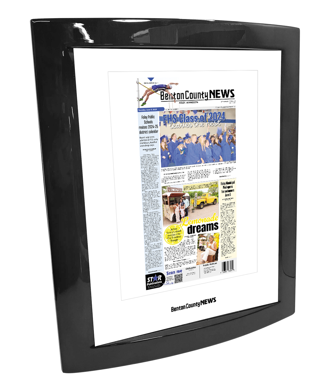 Star Publications Article Eclipse Plaque with Metal Inlay