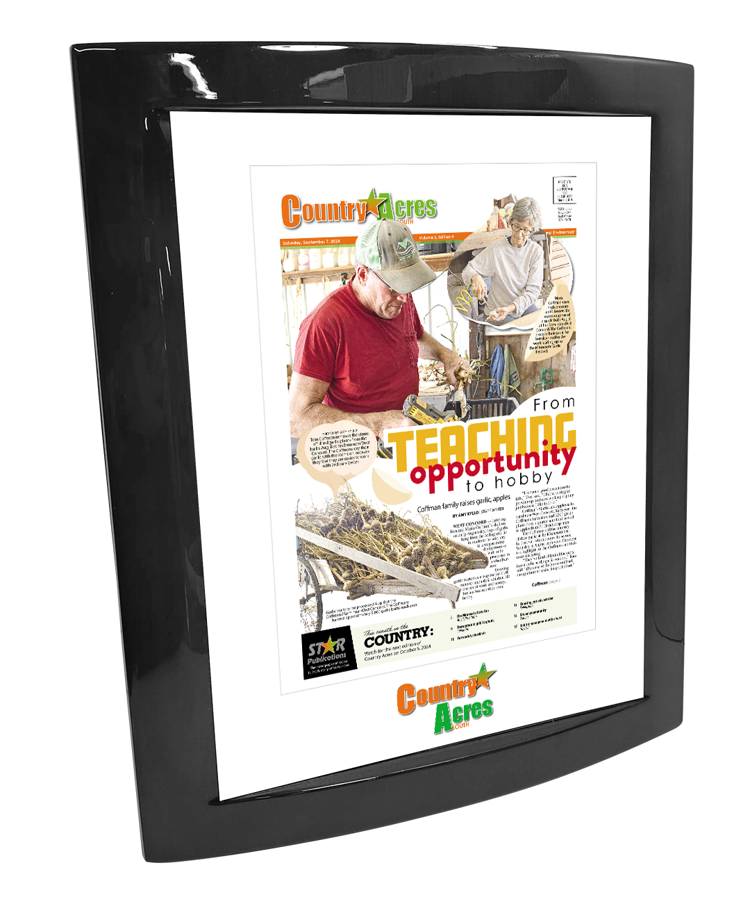 Star Publications Article Eclipse Plaque with Metal Inlay