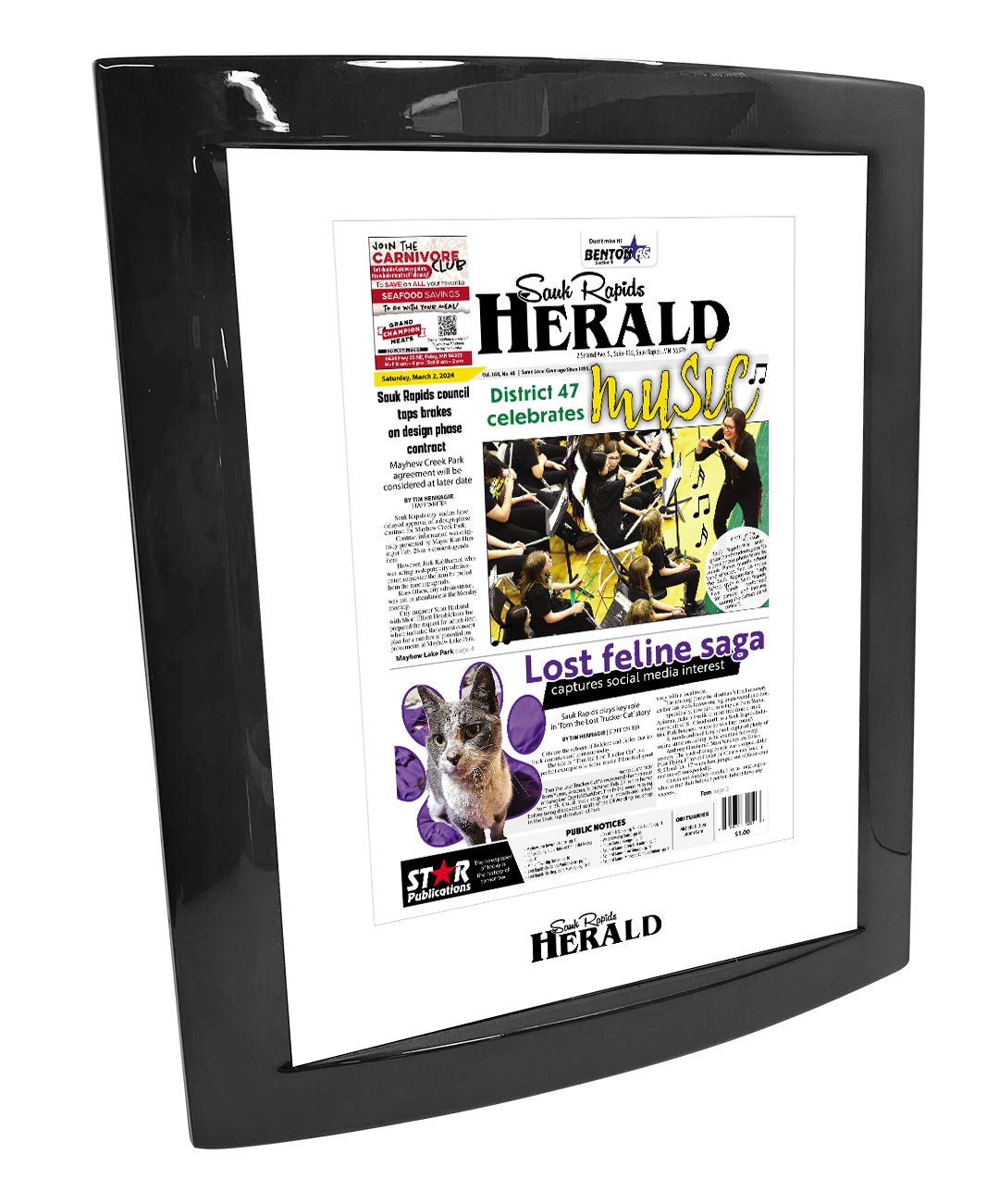 Star Publications Article Eclipse Plaque with Metal Inlay