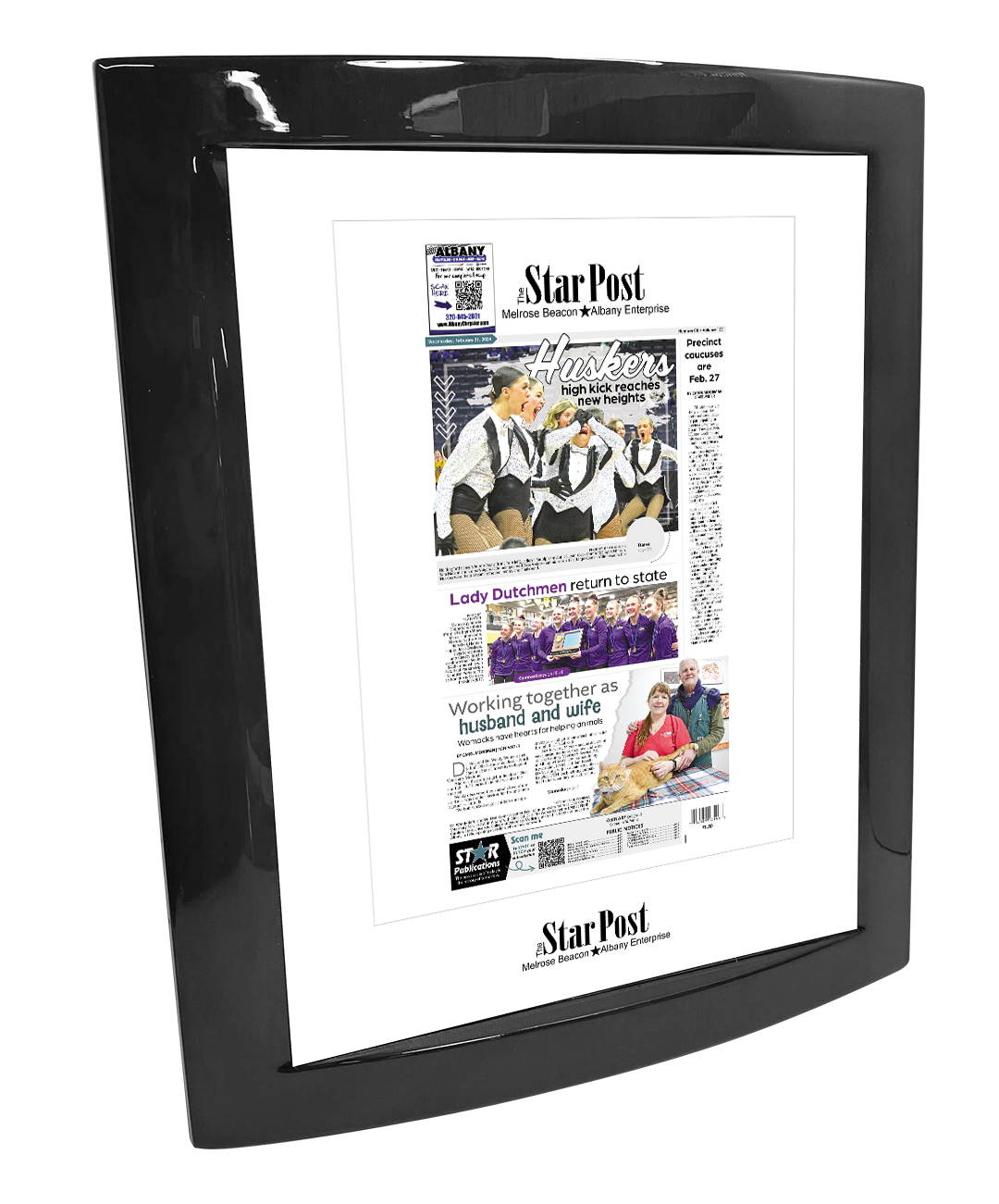 Star Publications Article Eclipse Plaque with Metal Inlay