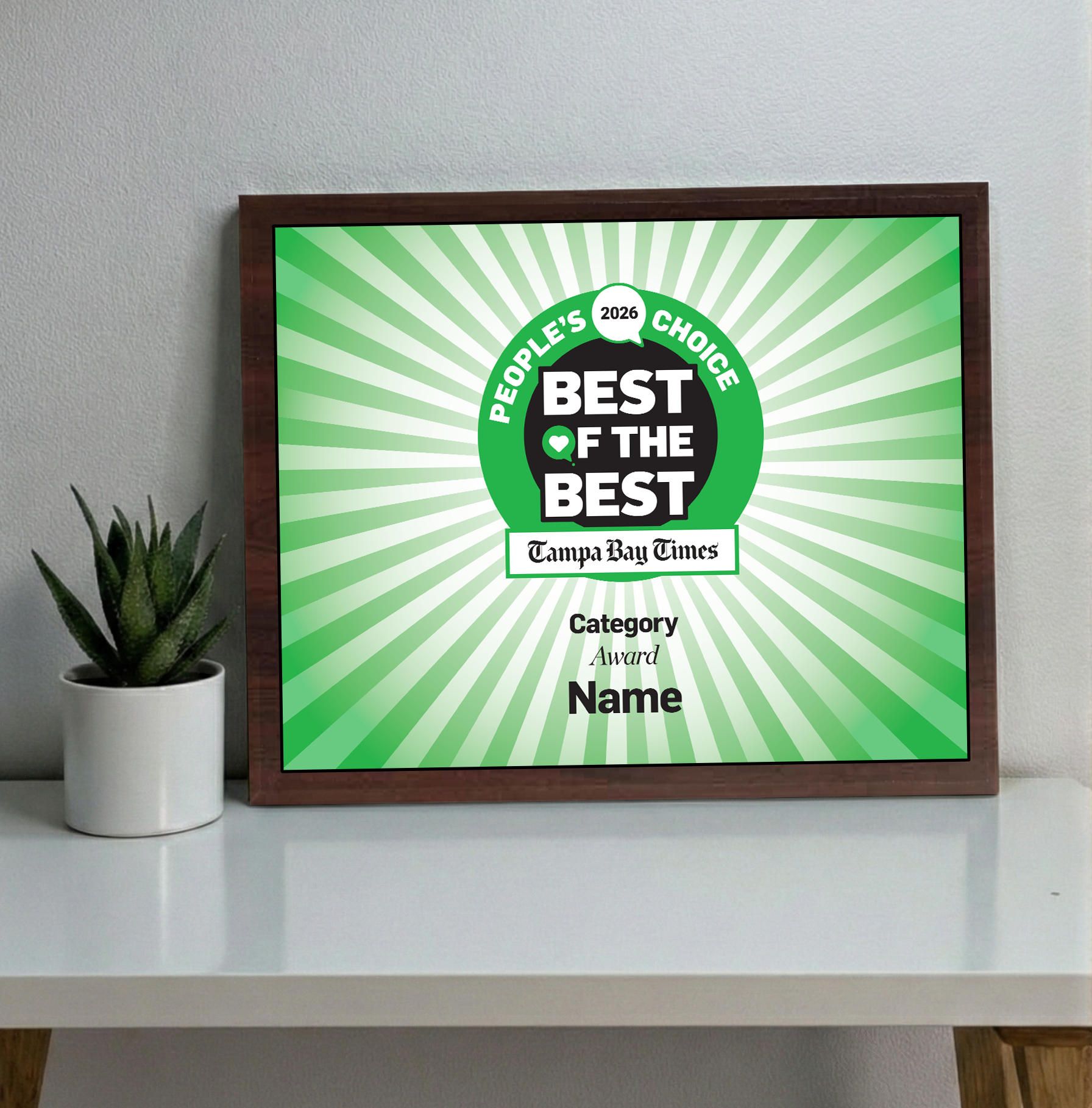 Best Of Tampa Bay Times - Classic Plaque
