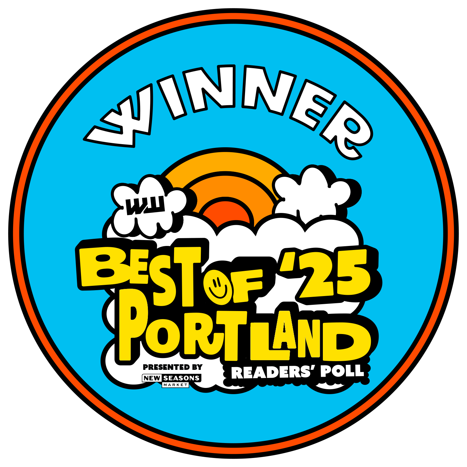 Willamette Week - Best of Portland Window Cling