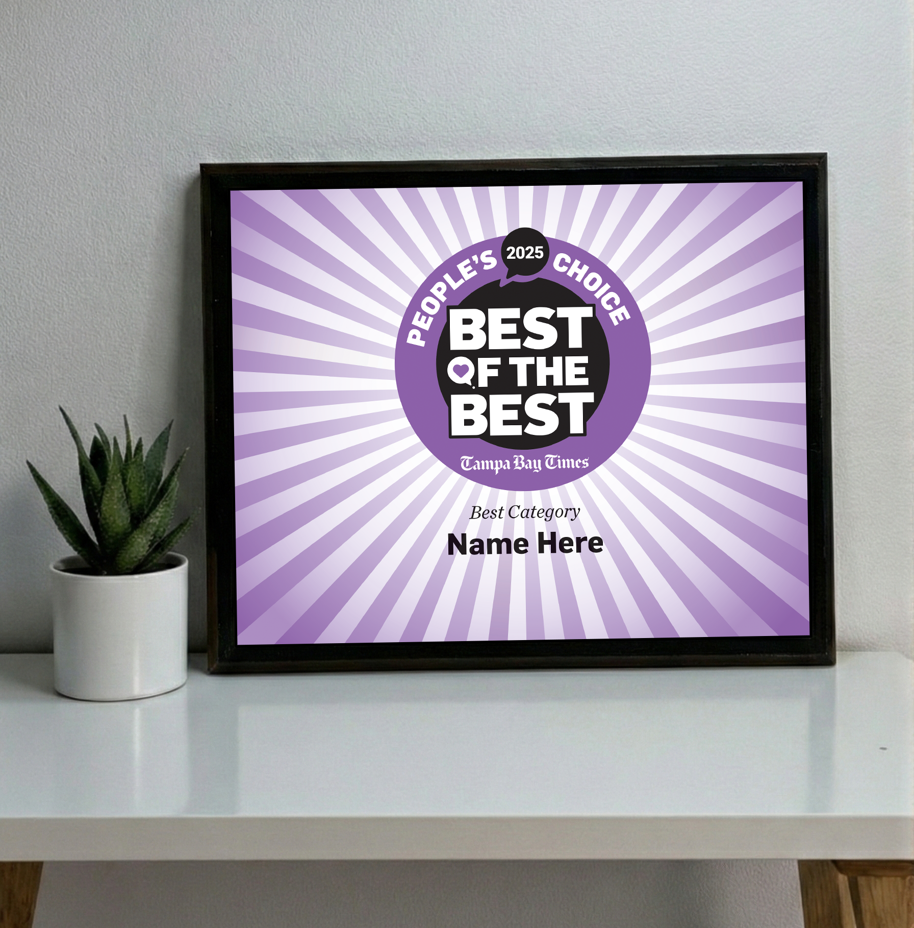 Best Of Tampa Bay Times - Classic Plaque