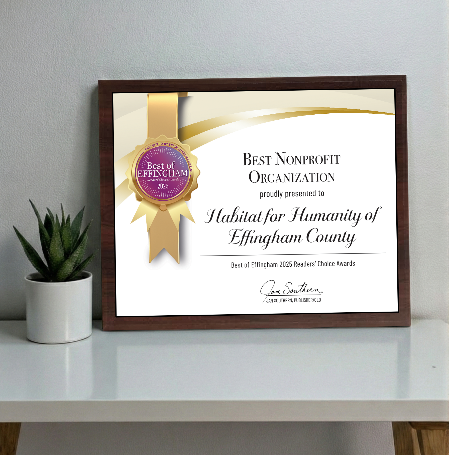 Best of Effingham - Classic Plaque