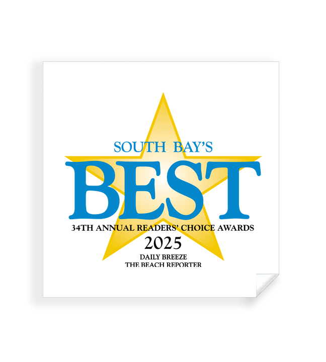 South Bay's Best Of and Readers Choice - Window Cling