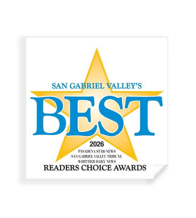 SGVN Best Of Certificate and Readers Choice Awards - Window Cling