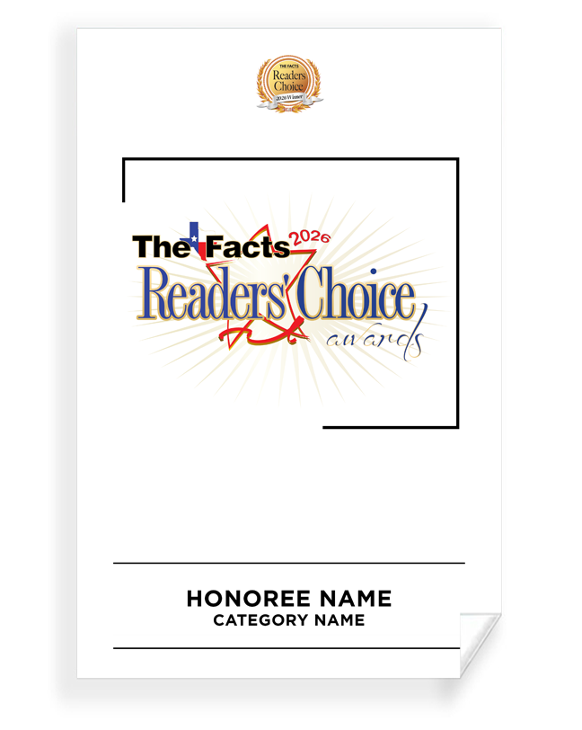The Facts Readers Choice Award Reprint/Poster