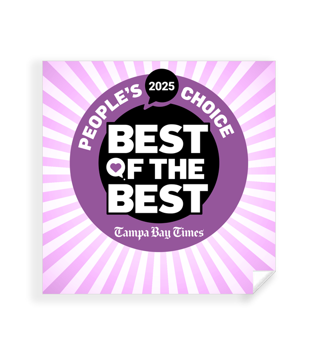 Best Of Tampa Bay Times - Window Cling
