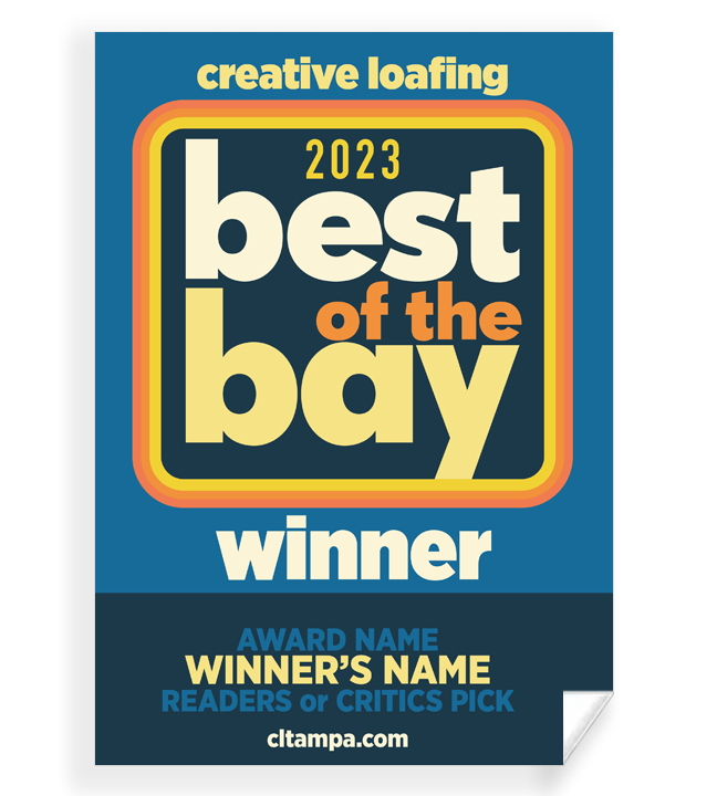 CL Tampa Bay Best of the Bay | Window Decal