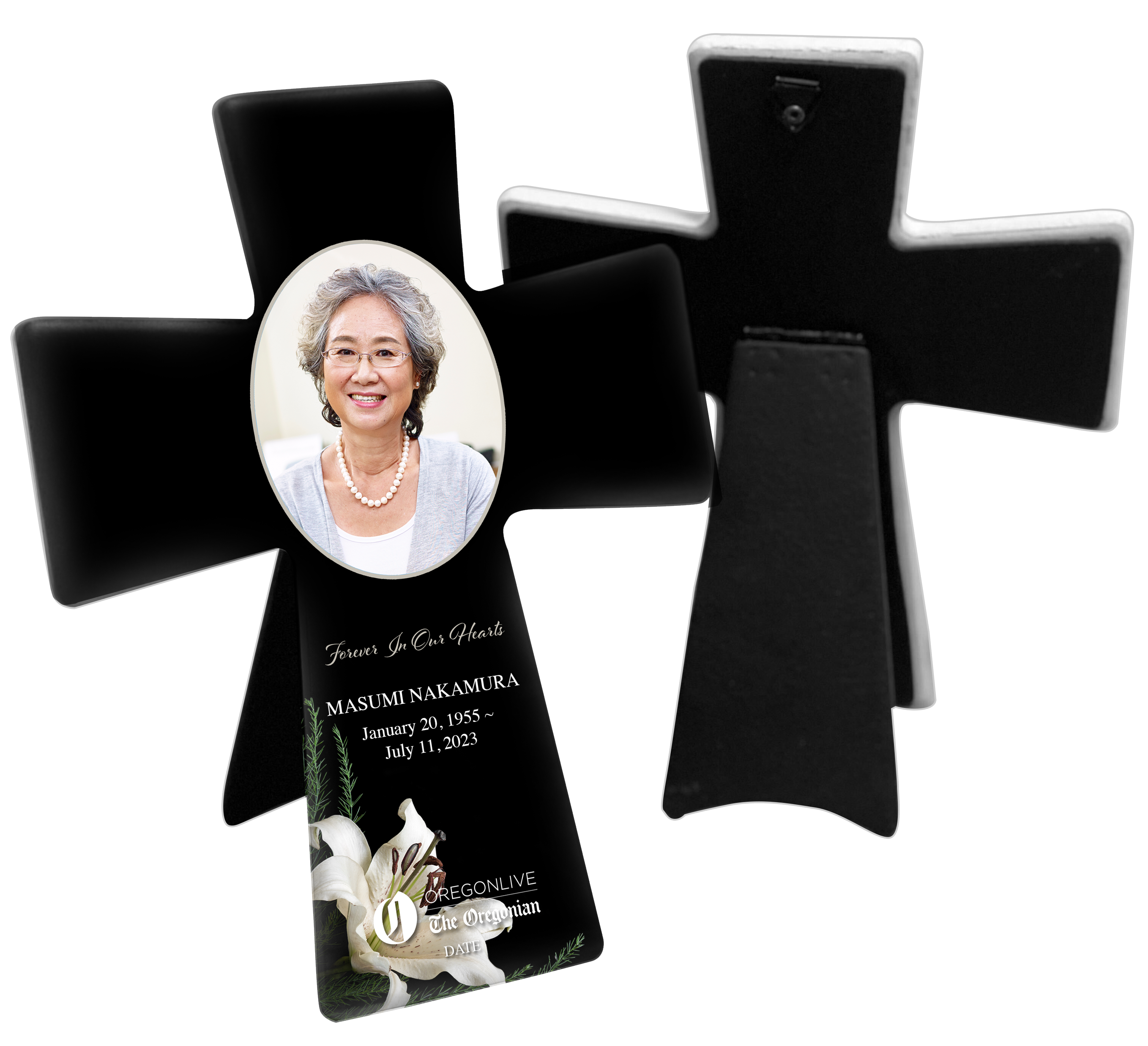 The Oregonian Memorial Ceramic Cross