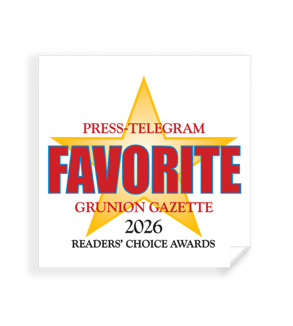 Press Telegram Best Of and Readers Choice - Window Cling