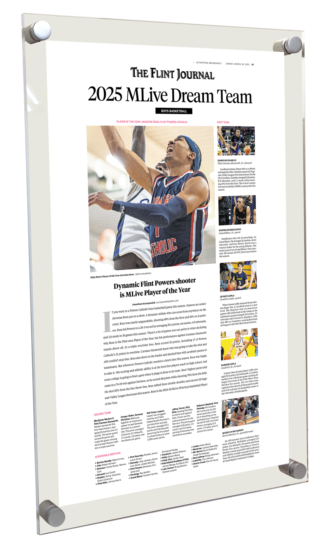 Dream Team - Acrylic Plaque