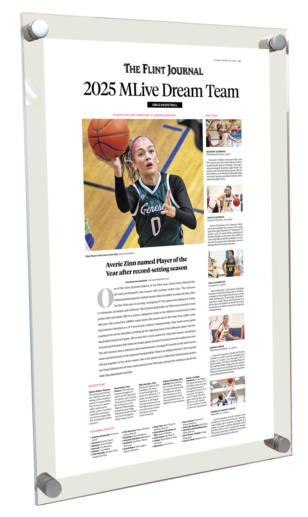 Dream Team - Acrylic Plaque