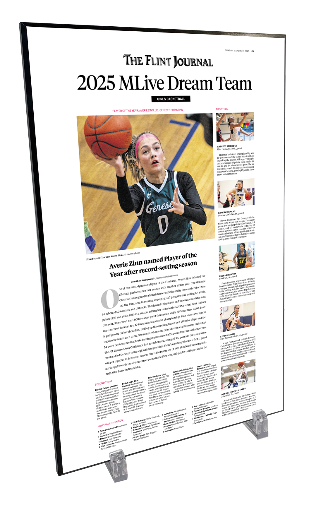 Dream Team - Wood Plaque