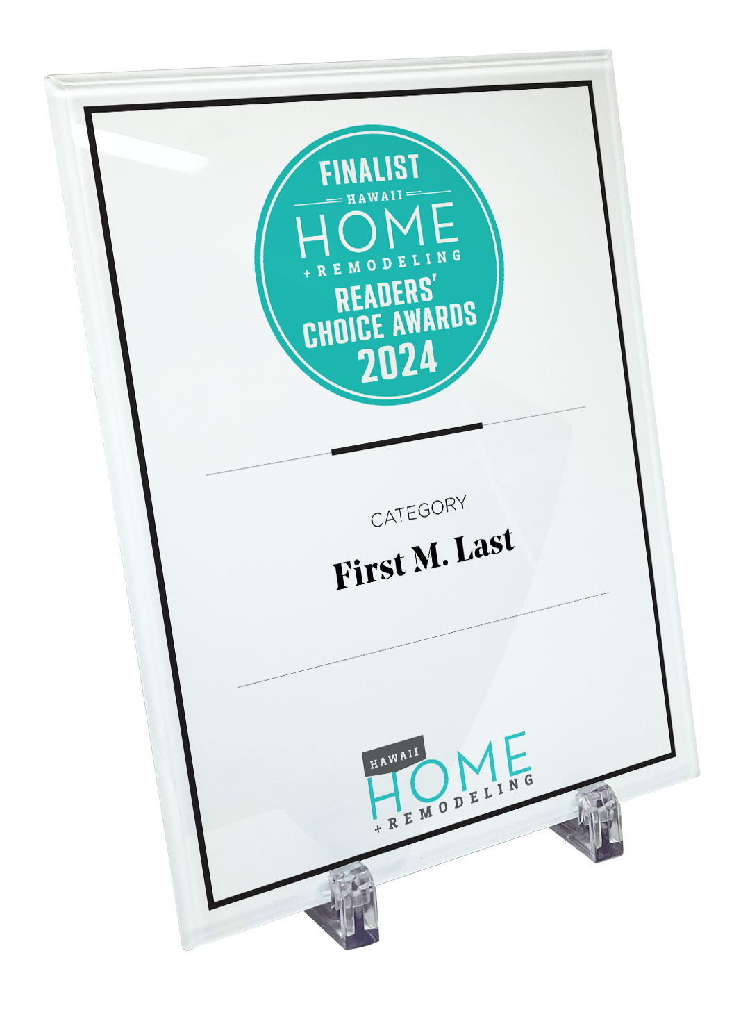 Hawaii Home and Remodeling: Reader's Choice Awards - Crystal Glass