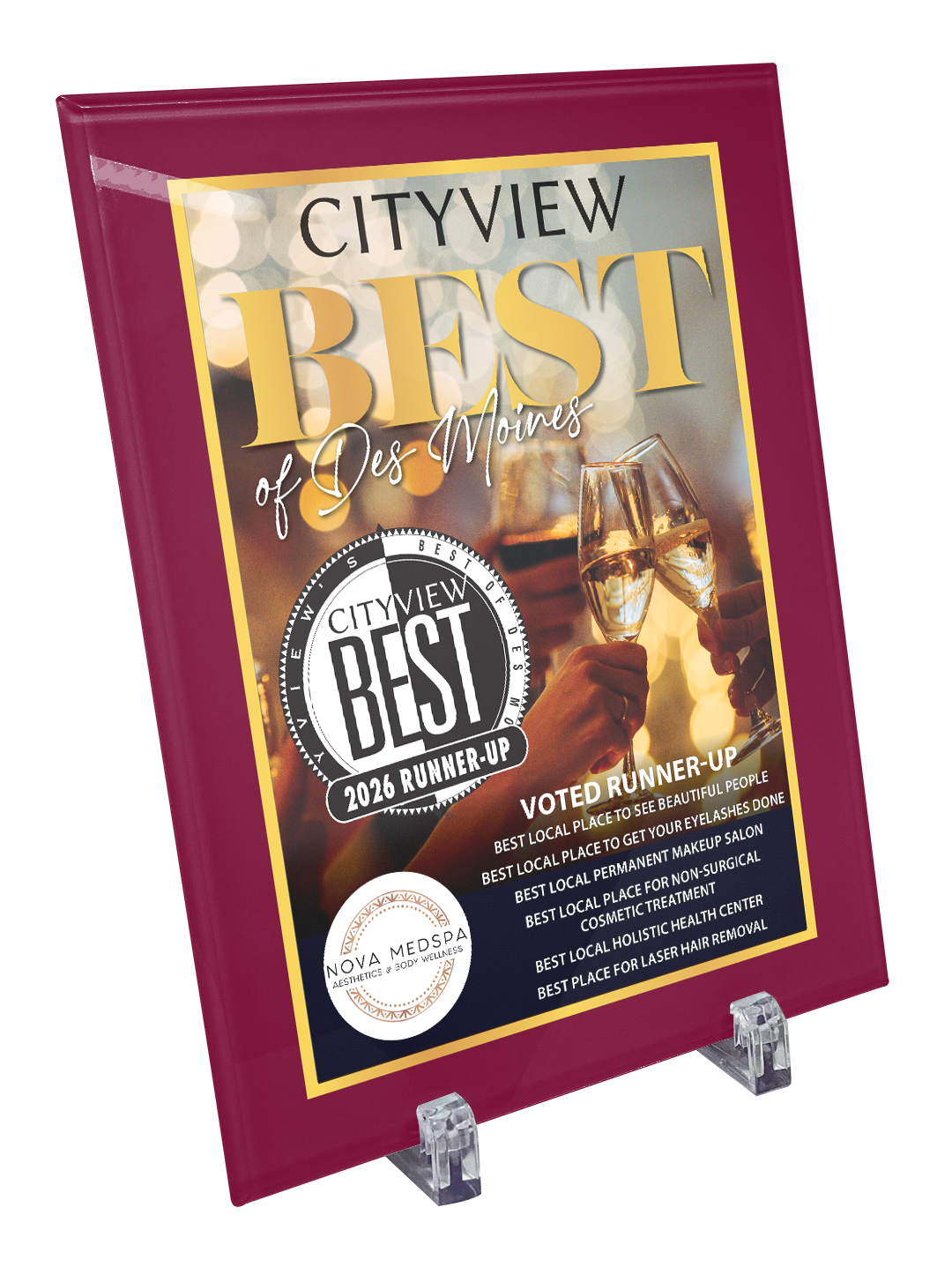 CITYVIEW - Best of Des Moines - Crystal Glass