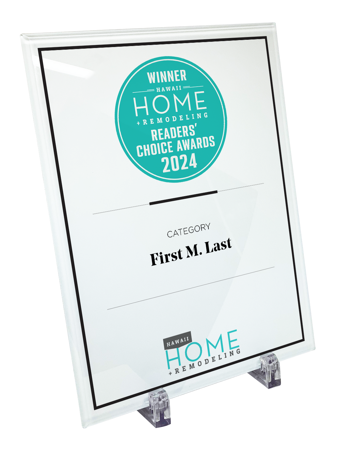 Hawaii Home and Remodeling: Reader's Choice Awards - Crystal Glass