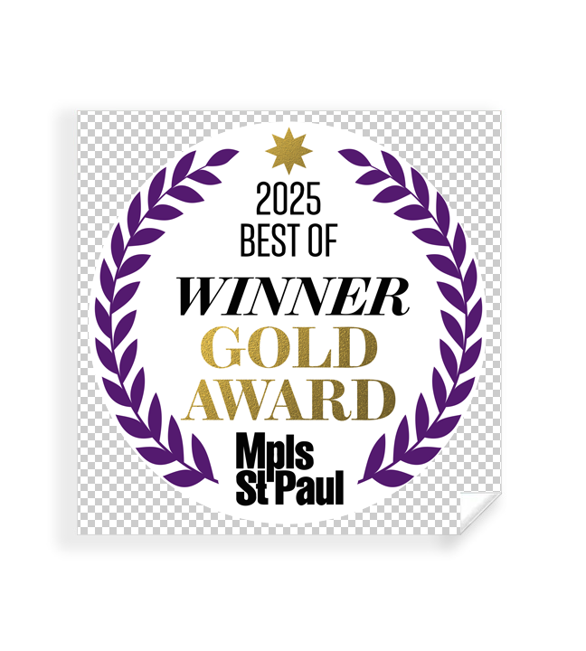 Mpls St. Paul - Best of Twin Cities - Transparent Window Cling