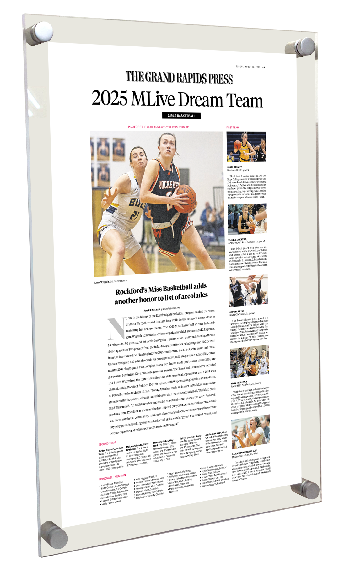 Dream Team - Acrylic Plaque